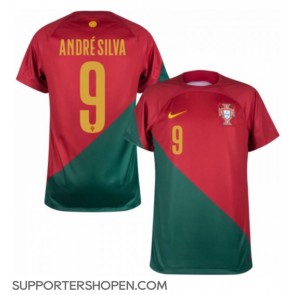 Portugal Andre Silva #9 Hemma Matchtröja VM 2022 Kortärmad